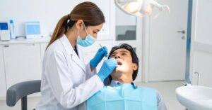 Emergency Dentist in Crystal Lake: What to Do When Every Minute Counts 2 Crystal Lake emergency dentist repairing broken tooth
