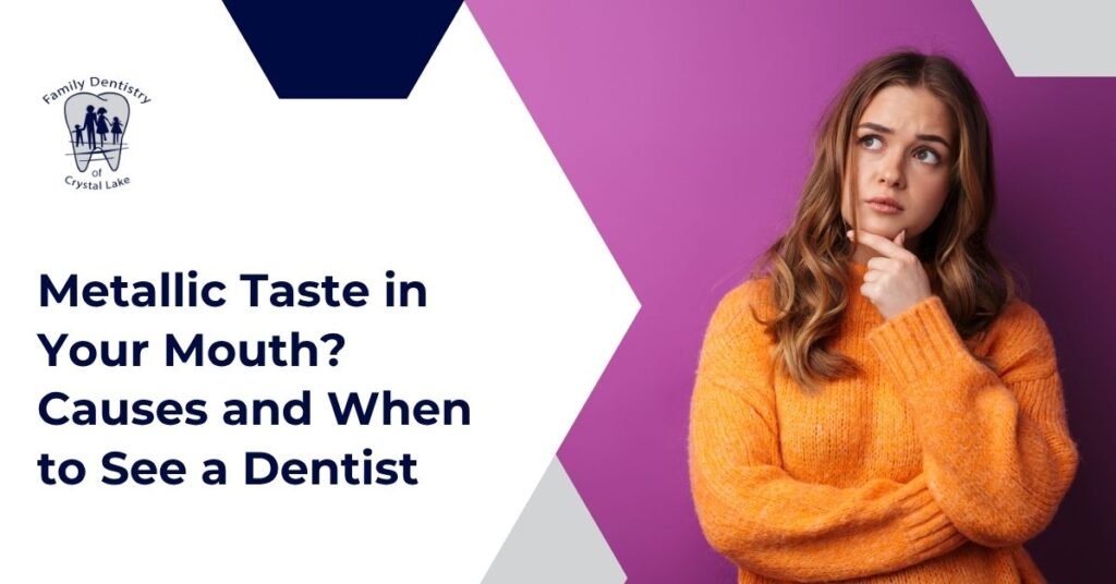 Metallic Taste in Your Mouth? Causes and When to See a Dentist 30 metallic taste in mouth